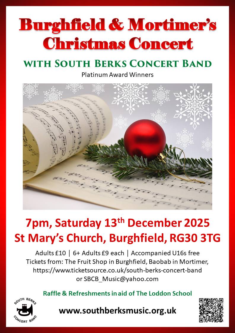 Christmas concert poster 2025